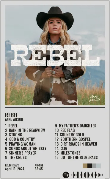 REBEL by Anne Wilson