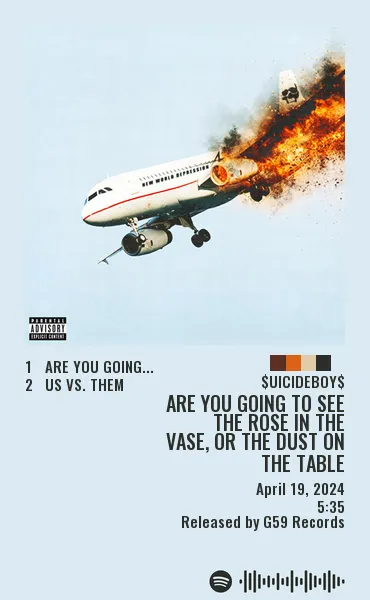 Are You Going to See the Rose in the Vase, or the Dust on the Table by $uicideboy$