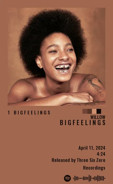 b i g f e e l i n g s by WILLOW