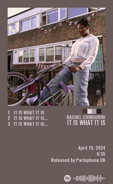 It Is What It Is by Rachel Chinouriri